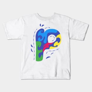 Letter P Kids T-Shirt